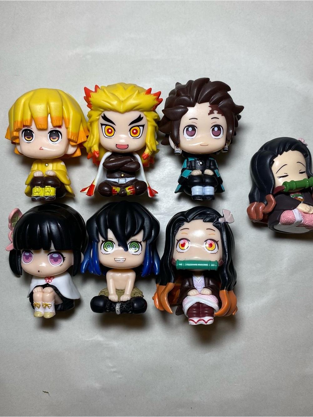 Demon Slayer: Kimetsu no Yaiba LookUp PopMart Mini Figures Chibi Anime Lot of 7